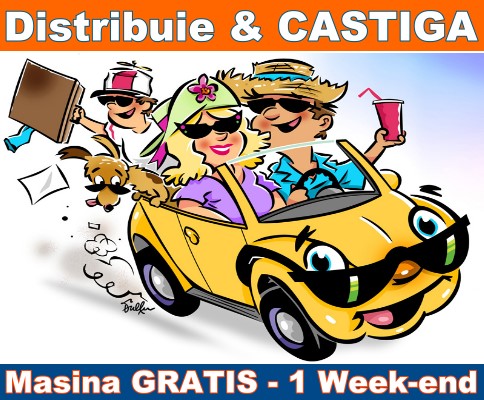 Distribuisci e vinci un’auto da noleggiare per un weekend che potrai passare come vuoi!